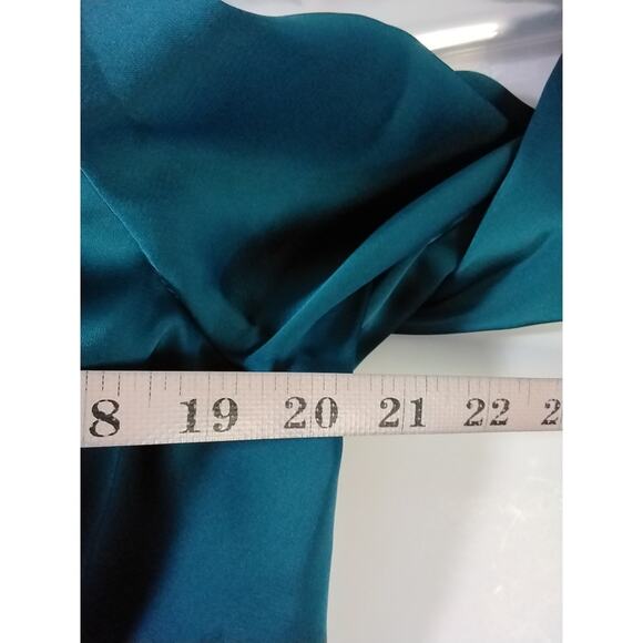 AW BRIDAL 16 2X plus deep lake green Ginevra formal party maxi dress NEW B21 - Picture 6 of 8